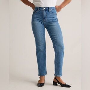 Quince Light Blue Straight Leg Jeans